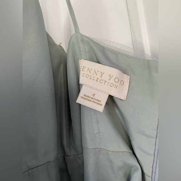 Jenny Yoo Anthropologie Bridesmaid Dress cmorning mist - Picture 7 of 7